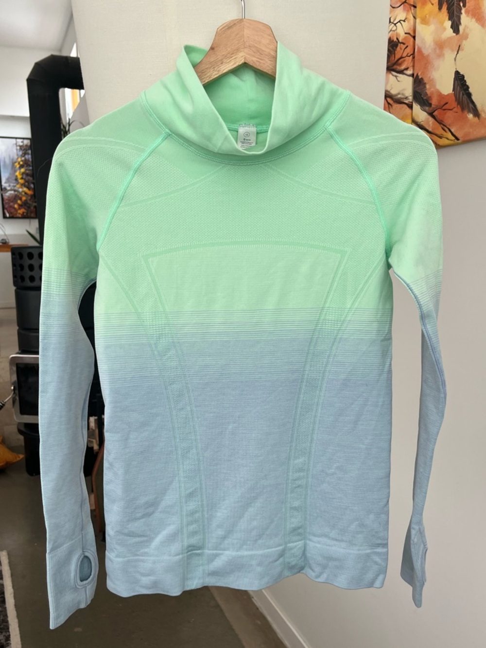 Ivivva by Lululemon Fly Tech Mock Neck Long Sleeve